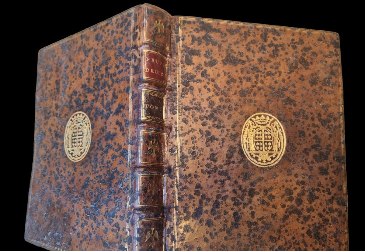 Arms Box Book Of The Duc De Montmorency Secret Crown Coat Of Arms 18th C.-photo-3