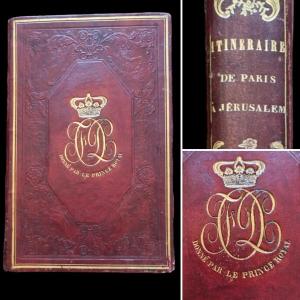 DUC DE CHARTRES PHILIPPE FERDINAND D'ORLEANS  ORLEANISME SOUVENIR HISTORIQUE ARMOIRIES PRINCE V