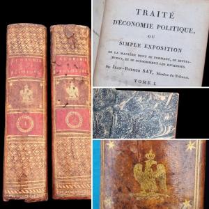 Jean Baptiste Say Treatise On Political Economy 1803 Rare Original Edition