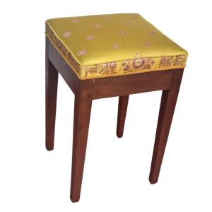 TABOURET EMPIRE XIXe NOYER