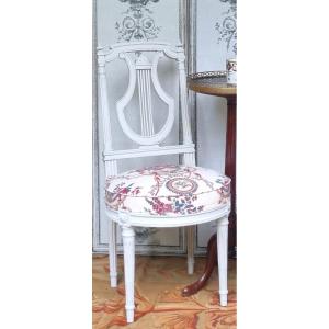 Louis XVI Style Lyre Chair Circa 1900