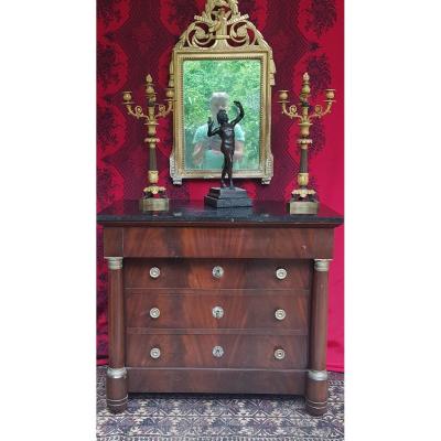 Small Chest Of Drawers Mahogany Empire