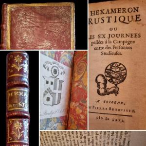 Rustic Hexameron 1671 Book XVII Libertinage La Mothe Le Vayer