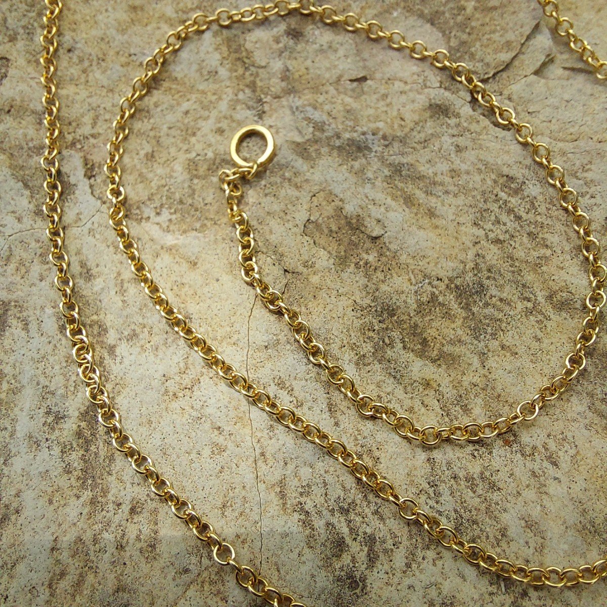 18k Gold Jaseron Link Chain-photo-4