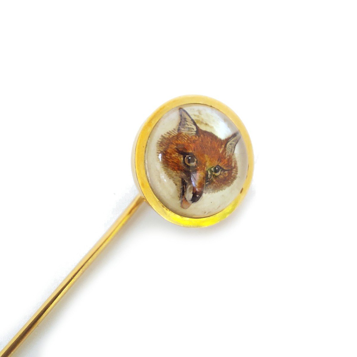 “fox” Tie Pin, Gold