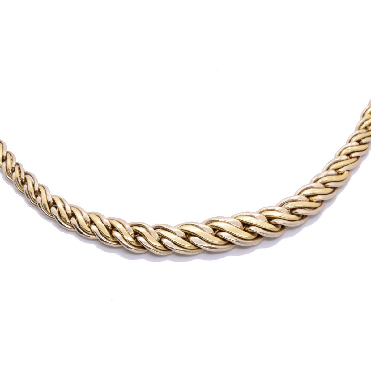 18k Gold Choker Necklace