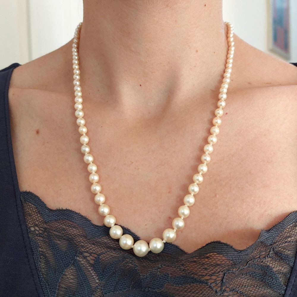 “julienne” Cultured Pearl Necklace-photo-2