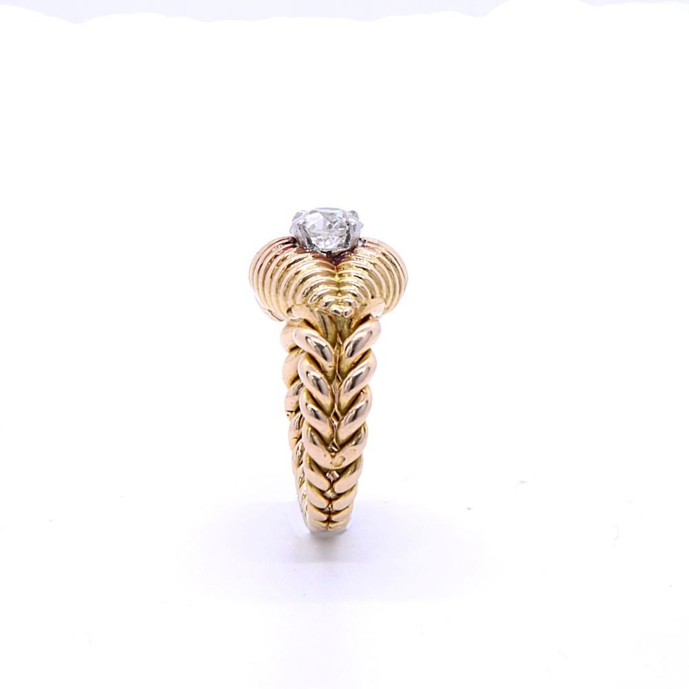 Bague Diamants « Rocaille », Or 18k-photo-1