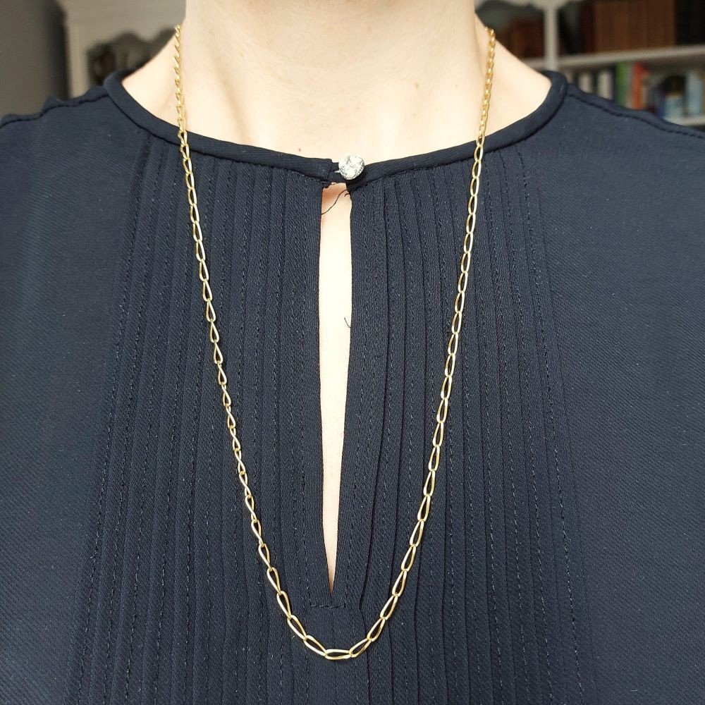 Long Collier « Sierra » En Or Jaune 18k-photo-2