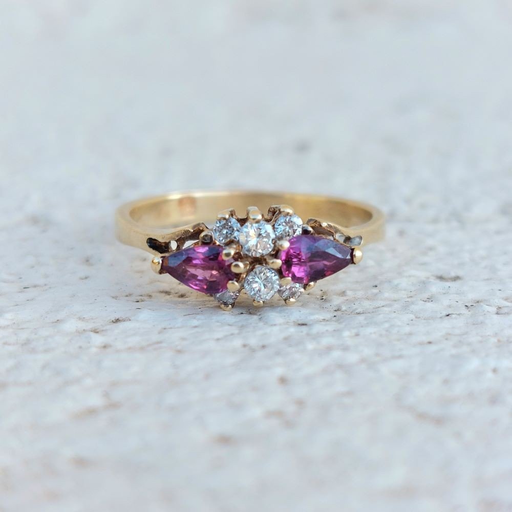 Fine Ruby And Diamond Ring 