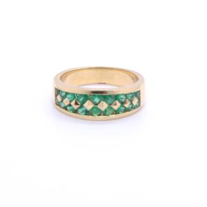 Henri Martin (attributed To) - 18k Gold Emerald Ring