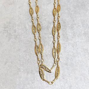 Double Row Transformation Necklace, Vermeil, 19th