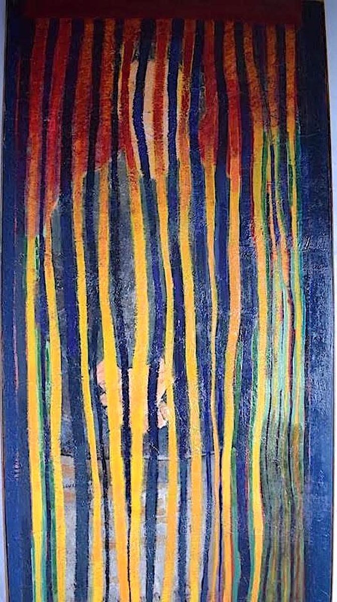Pierre Gartier Abstract Stripes Modern Art XX Rt635 *-photo-2