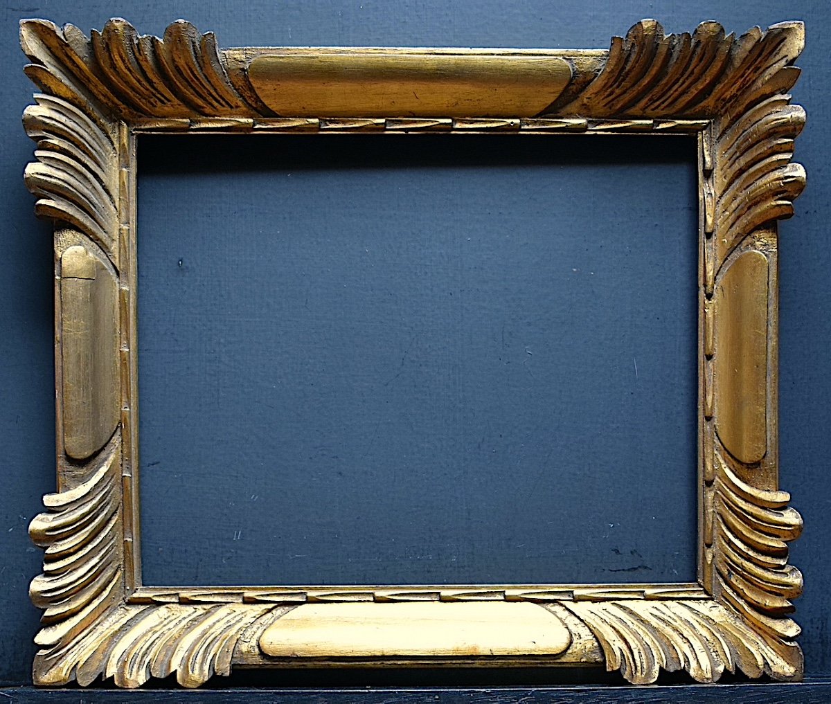 Frame 1930...1950 Italian Gilt Rebate 41 X 33 Cm Format 6f Frame Ref C1044-photo-6