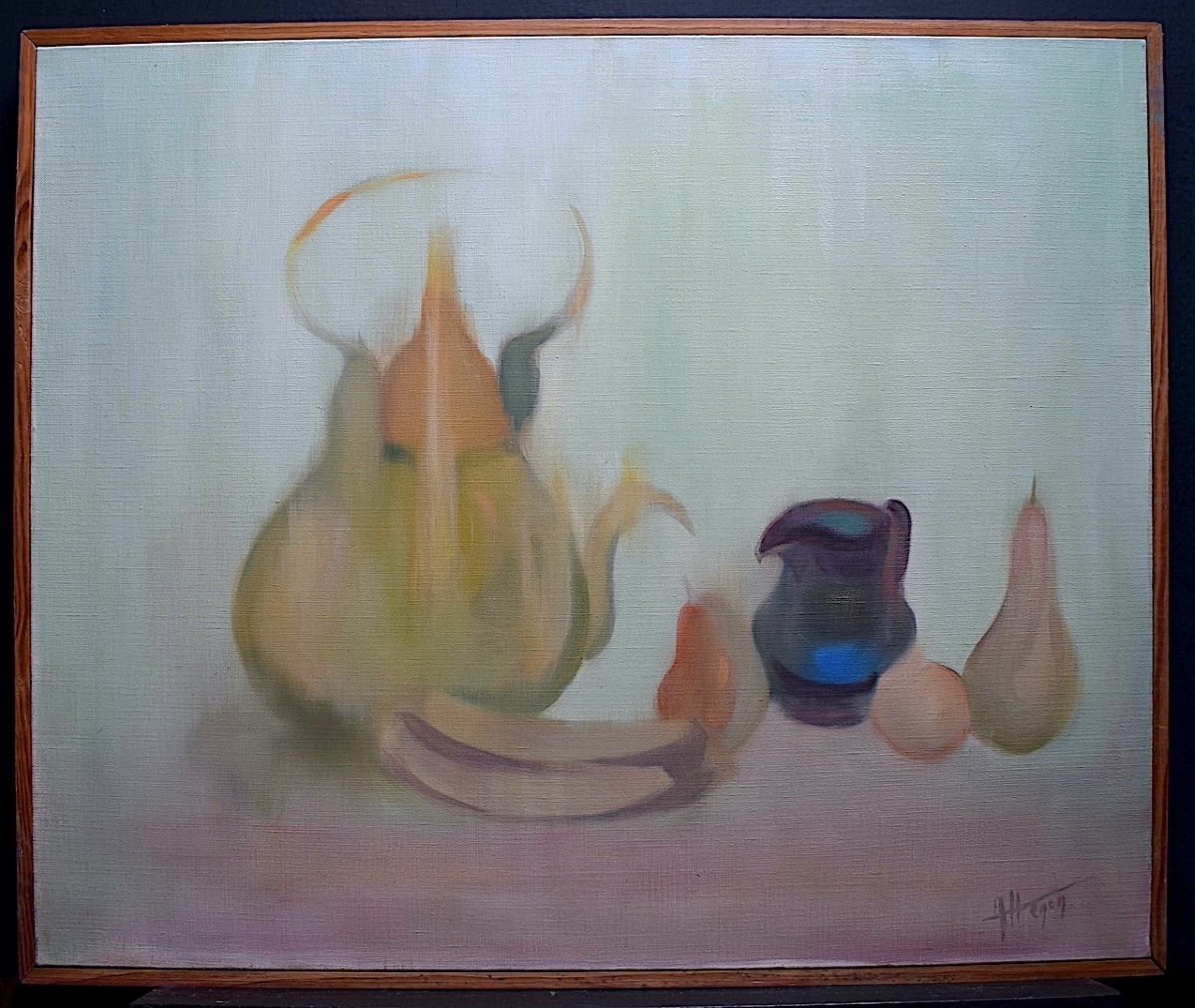 Henon Nicole Still Life With Fruit Pitcher Teapot XX Rt729-photo-3