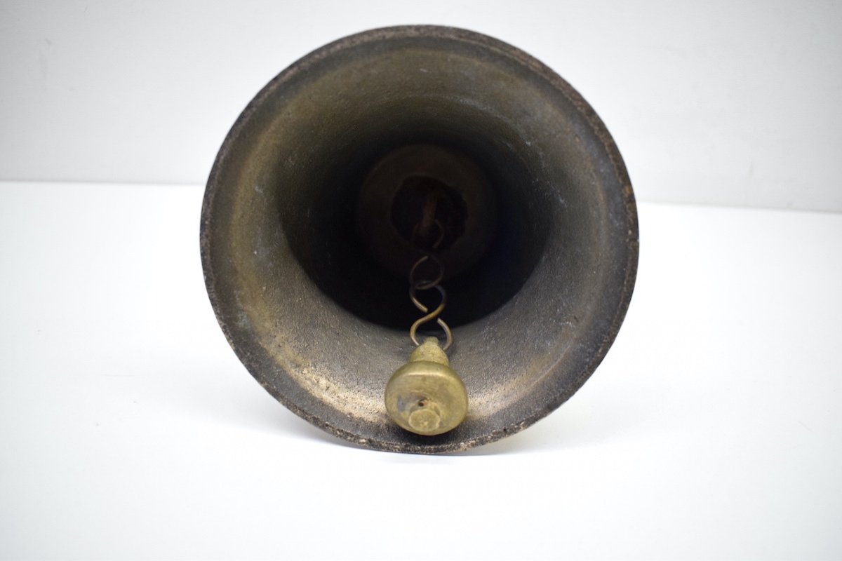 Large Manual Bell In Bronze Community Procession School Ref534-photo-6