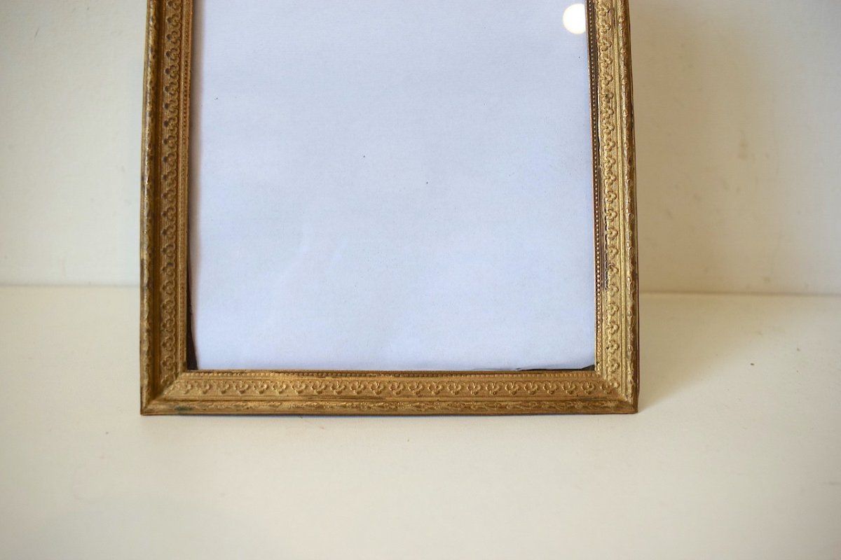 Gilt Bronze Photo Frame XIXth Century Louis XVI Style Ref 508-photo-4