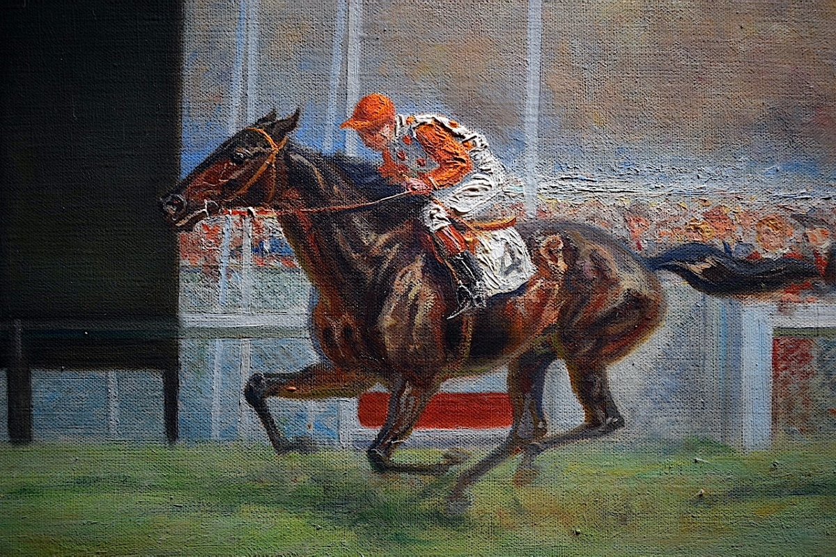 Eugène Péchaubès Longchamp Horse Race 1926 Grand Prix Won By Olibrius XX Rt876-photo-2