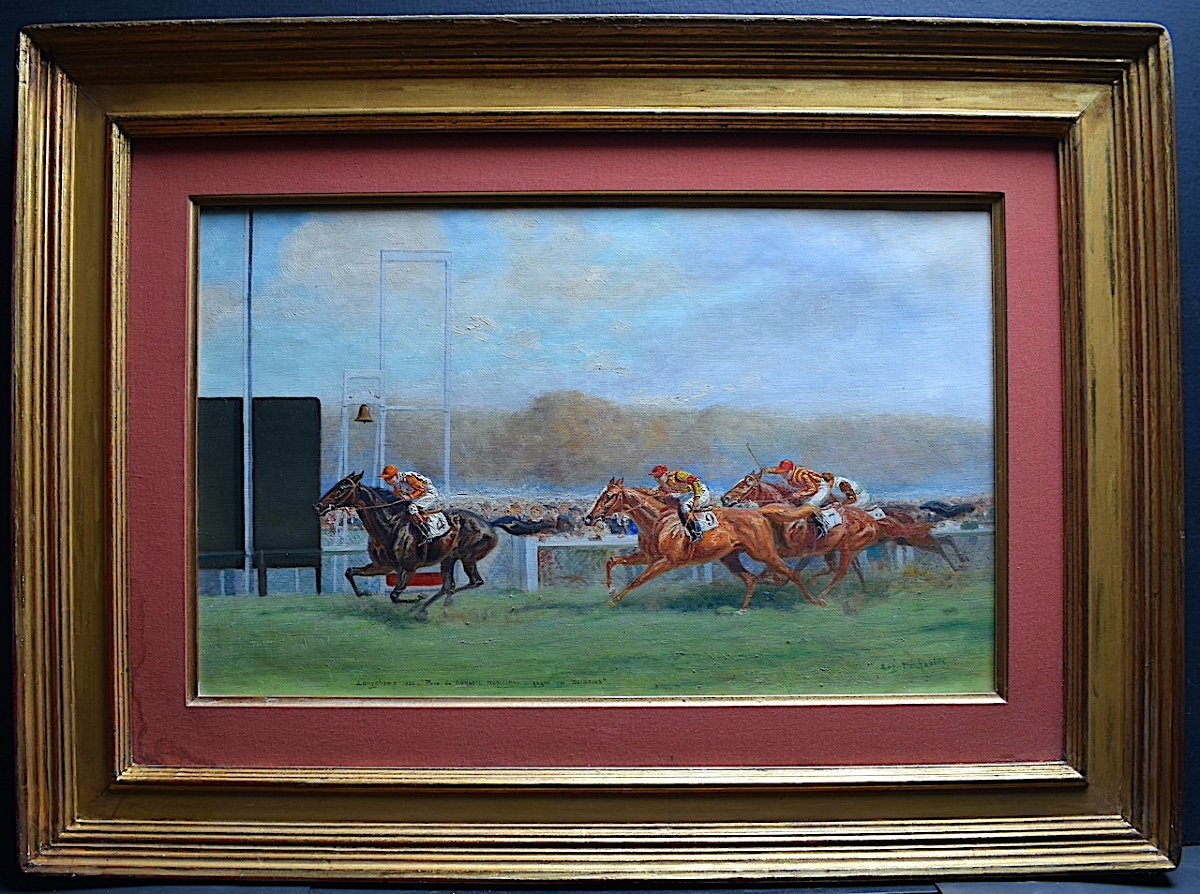 Eugène Péchaubès Longchamp Horse Race 1926 Grand Prix Won By Olibrius XX Rt876