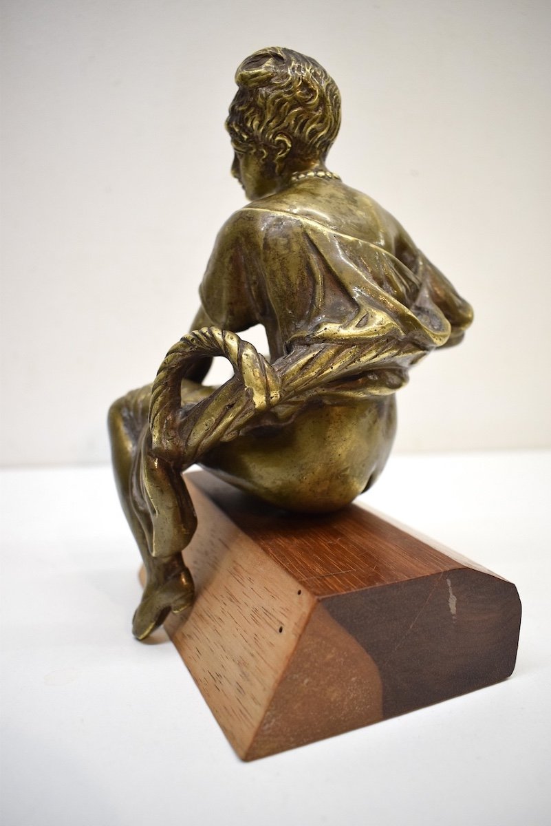 Curiosit&eacute; Bronze &eacute;rotique Femme Assise Curiosa D&rsquo;apr&egrave;s Pradier  XIX &egrave;me Si&egrave;cle Ref676 -photo-7