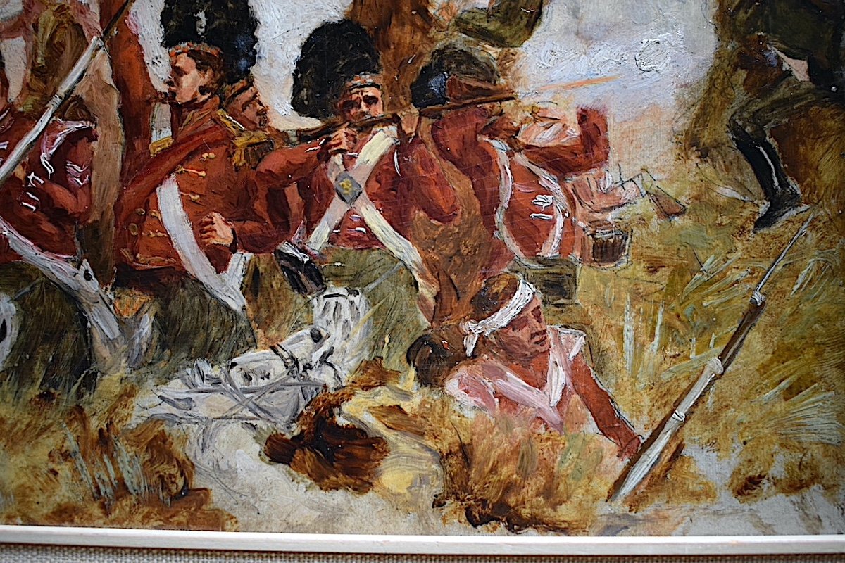 Battle Scene Militaria British And Russian Crimean War 19th Century Rt1011-photo-1