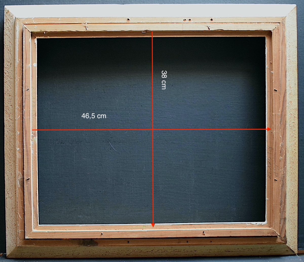 Cadre Années 50  Feuillure 46 x 38 cm Format 8F Frame Ref C1155-photo-2