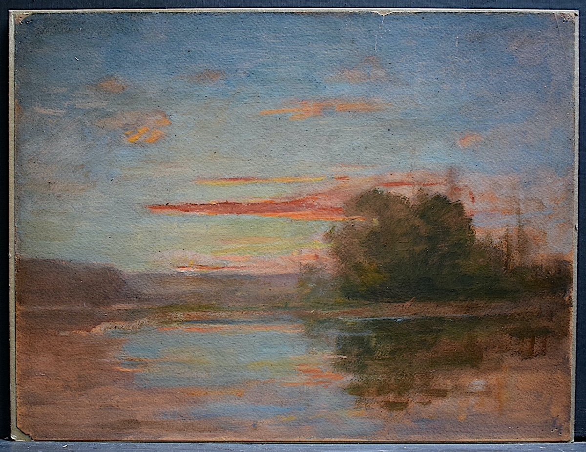 Ravier François Auguste Impressionist Landscape 19th Century Rt1170-photo-2