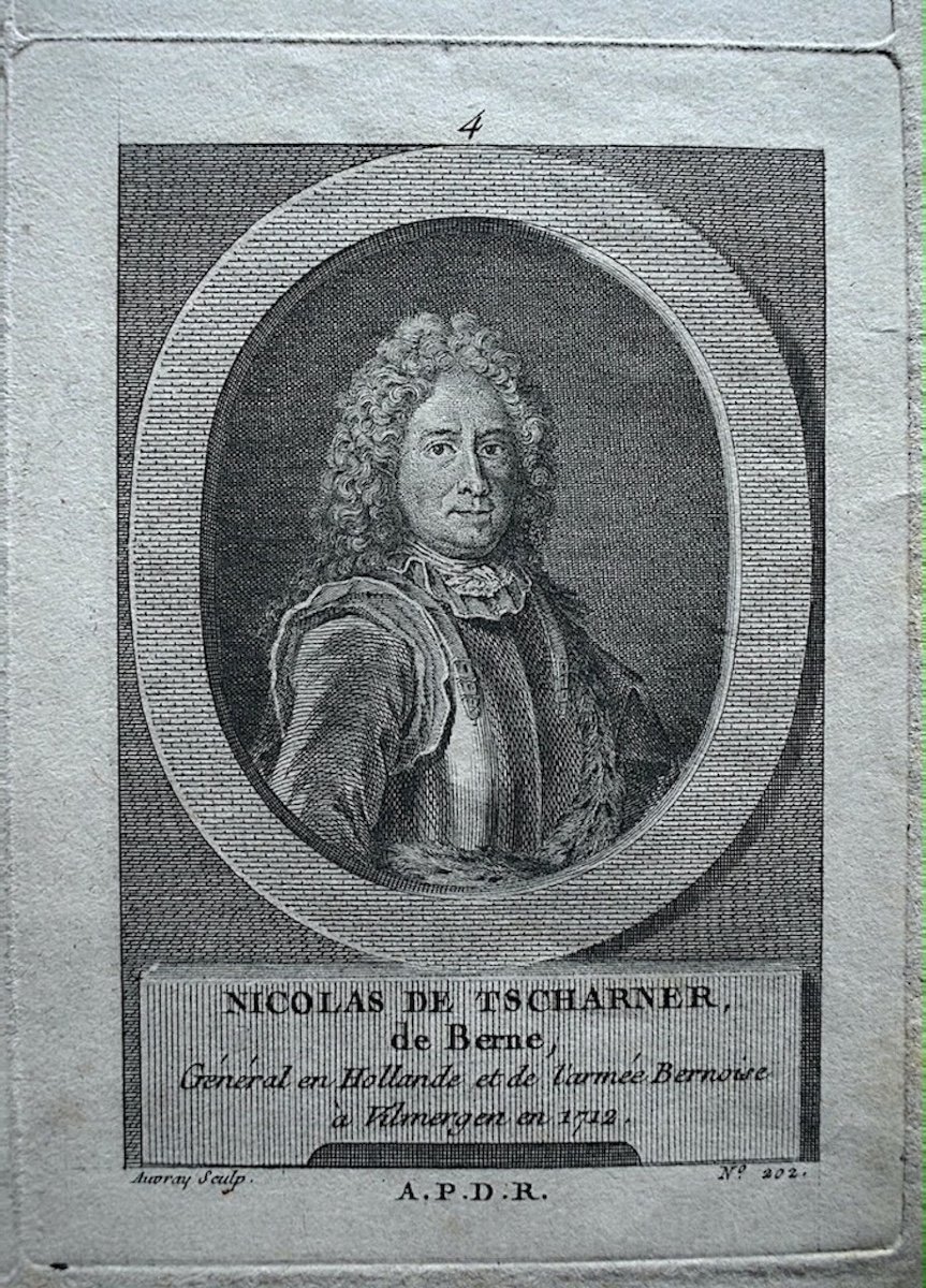 Plate From The End Of The 18th Century, Engravings Of Portraits Of Historical Figures, Ref1001-photo-5