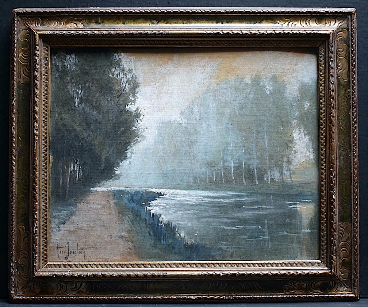 Henri Jourdain Impressionist River Landscape XIX XX Th Rt1192