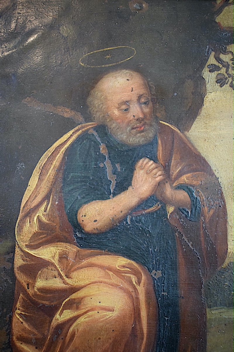 Art Religieux Baroque XVII &egrave;me Si&egrave;cle  Saint Pierre RT1209-photo-3