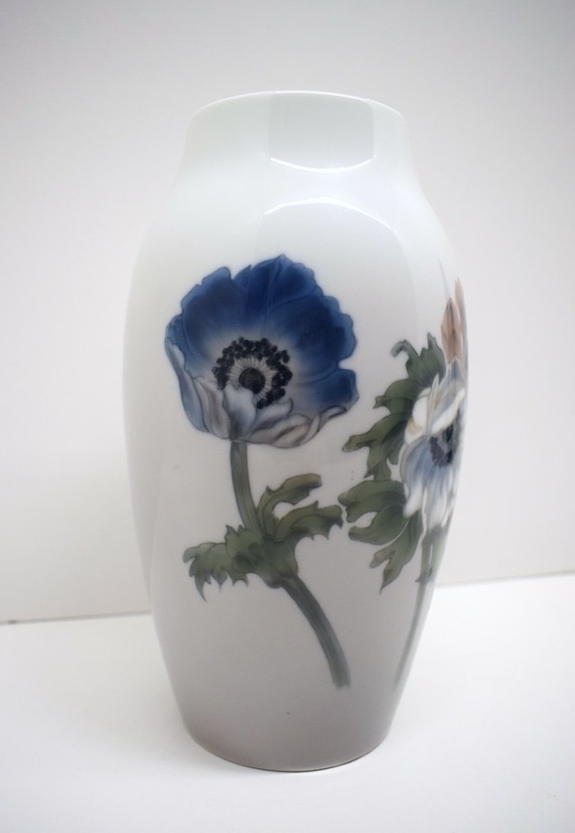 Art Nouveau Vase Scandinavian Porcelain Royal Copenhagen Copenhagen Ref1007-photo-3