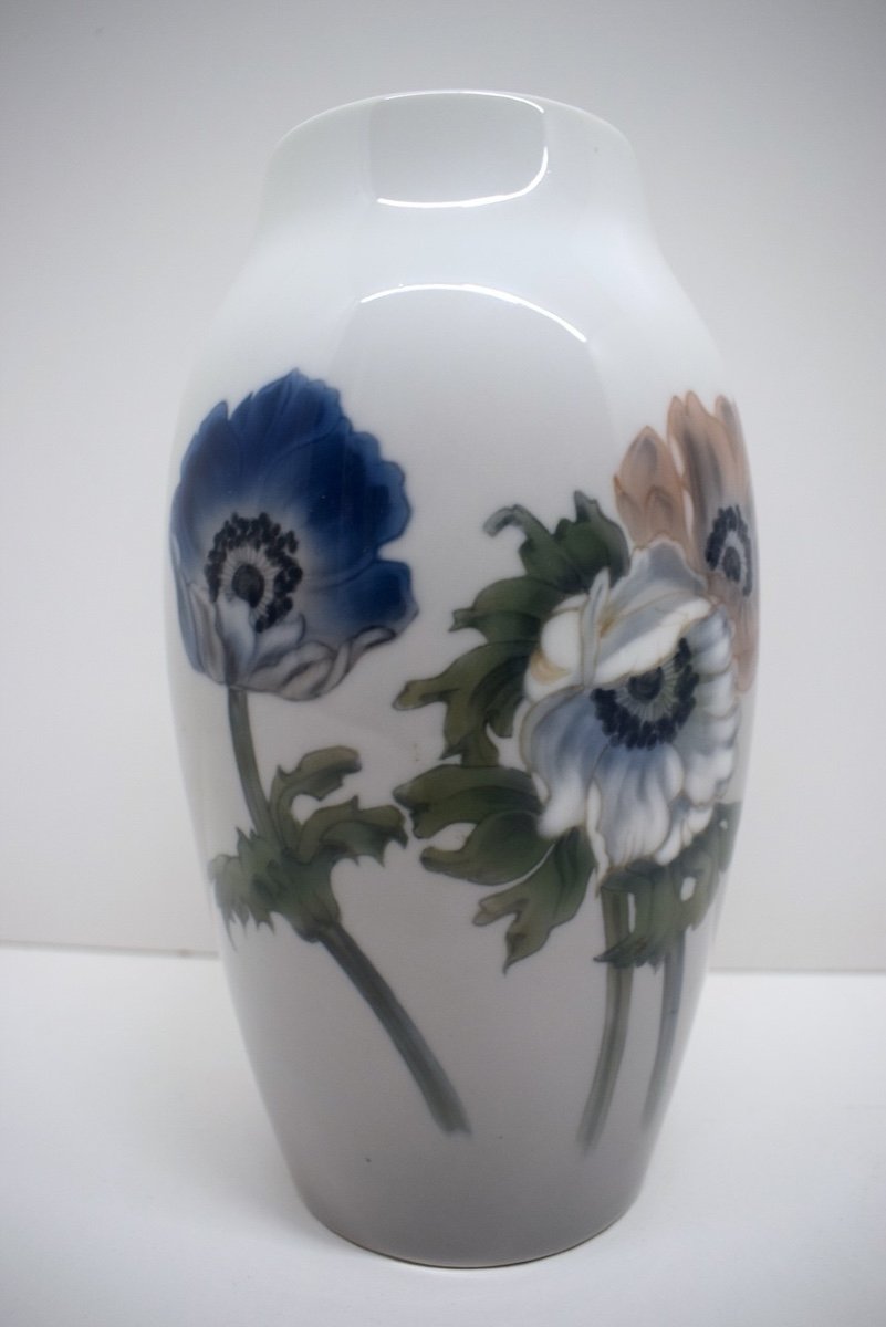 Art Nouveau Vase Scandinavian Porcelain Royal Copenhagen Copenhagen Ref1007-photo-7