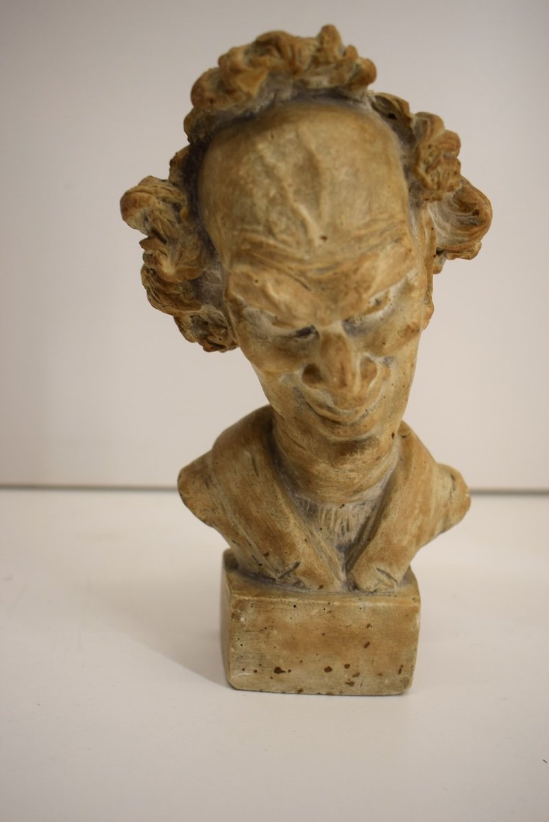 Jean Pierre Le Jeune Dantan Bust Caricature Plaster Famous Man 19th Century Ref1027-photo-4