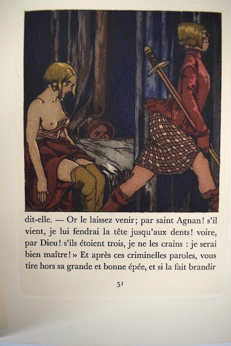 Jean Jacques Brousson La Fleur Des Cent Nouvelles 45 Gravures De Stall Livre érotique Ref1038-photo-5