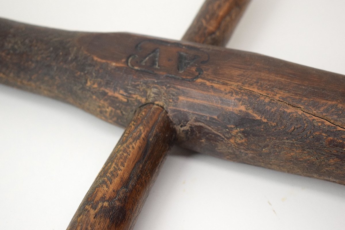 Popular Art Tool: Chestnut Debugger Wood And Metal 19th Century Ref1046-photo-7