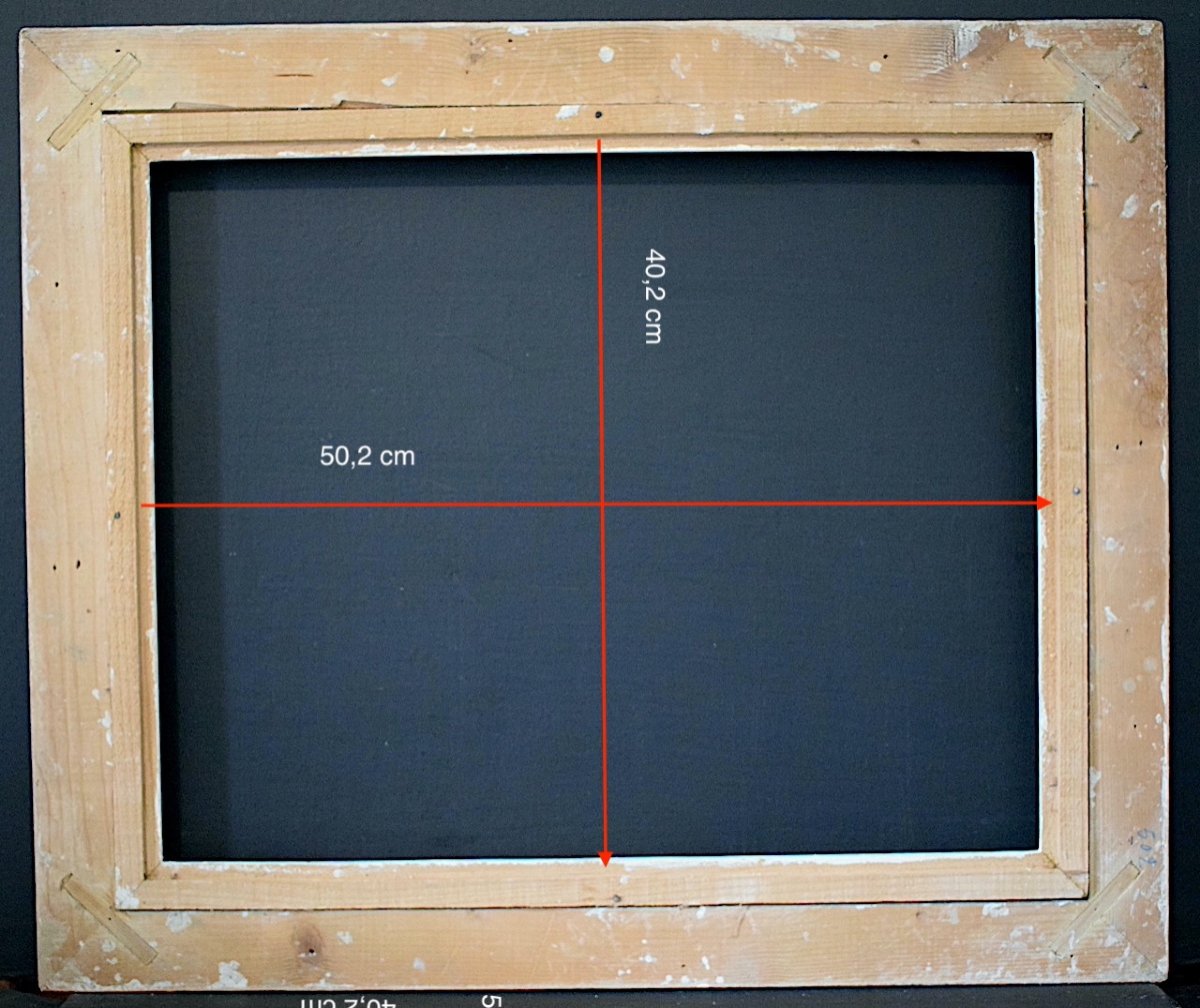 50s Frame Rebate 50 X 40 Cm Frame Ref C1185 -photo-2