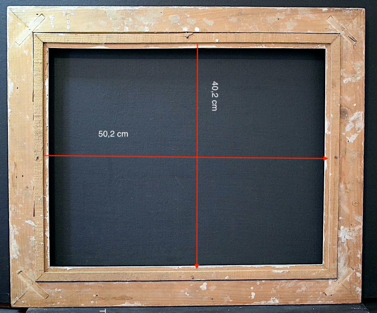 50s Frame Rebate 50 X 40 Cm Frame Ref C1188-photo-2