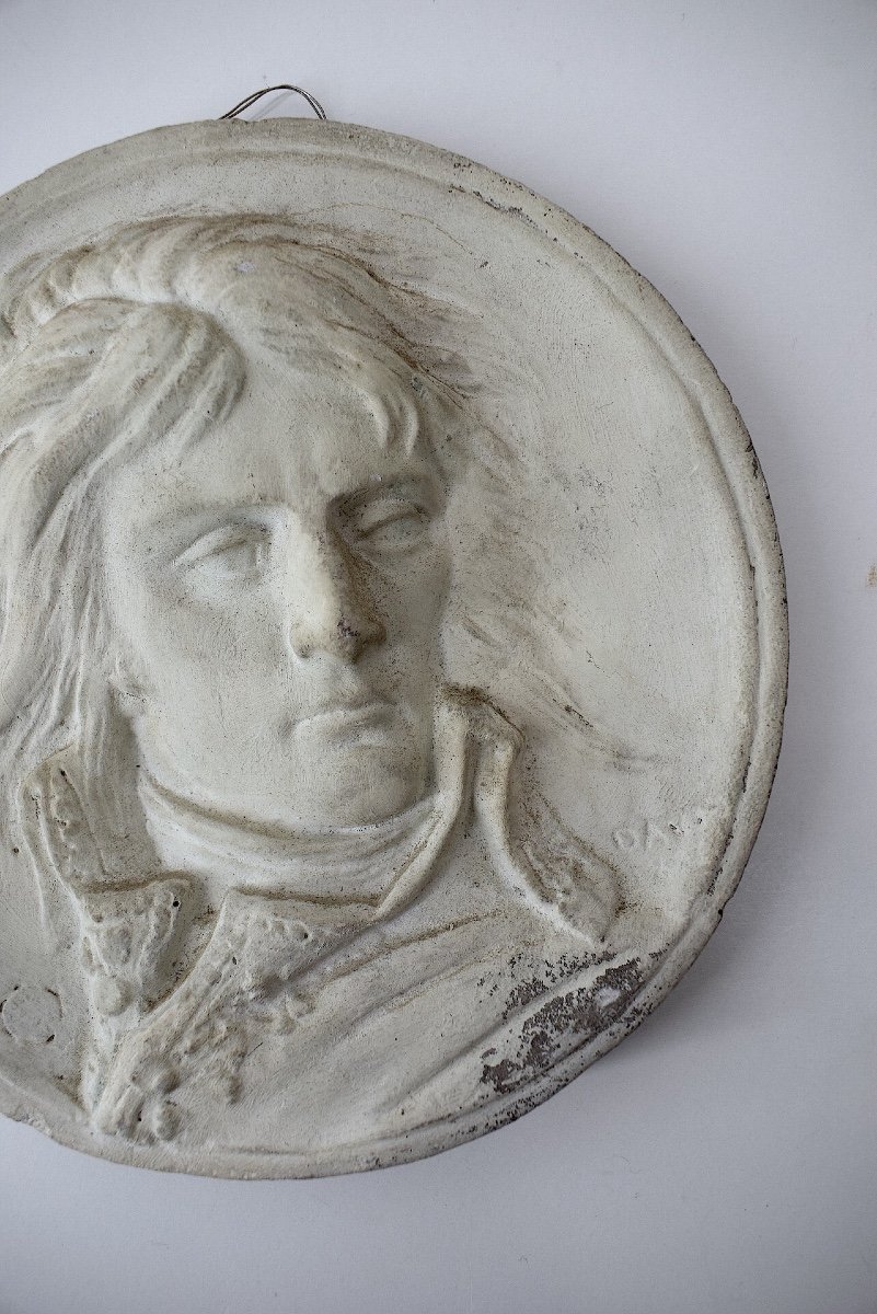 Plaster Medallion Portrait Of General Bonaparte After David d'Angers Ref1078-photo-4