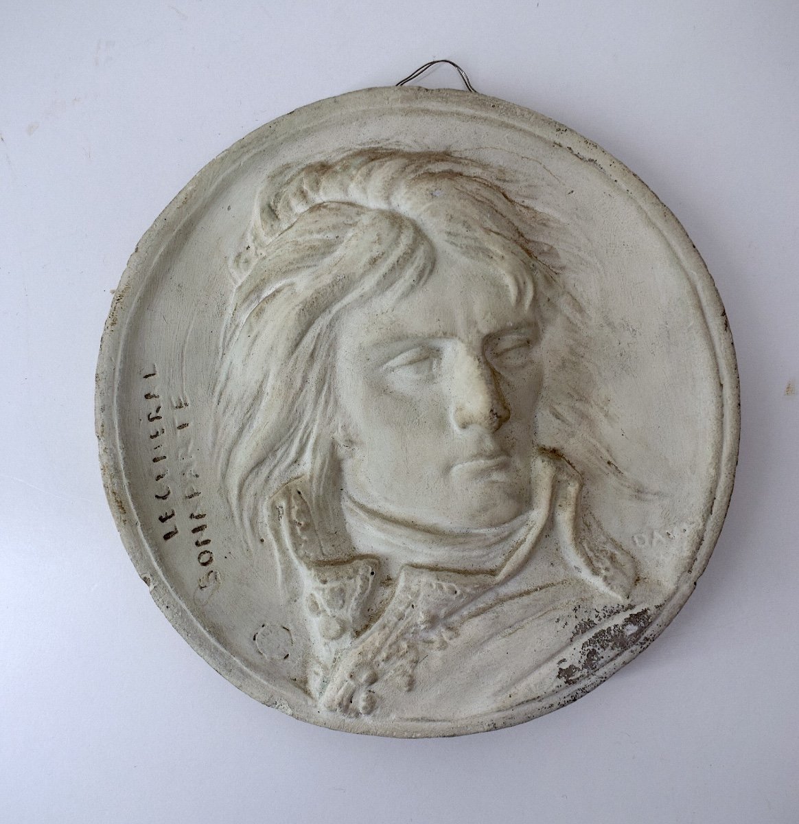 Plaster Medallion Portrait Of General Bonaparte After David d'Angers Ref1078