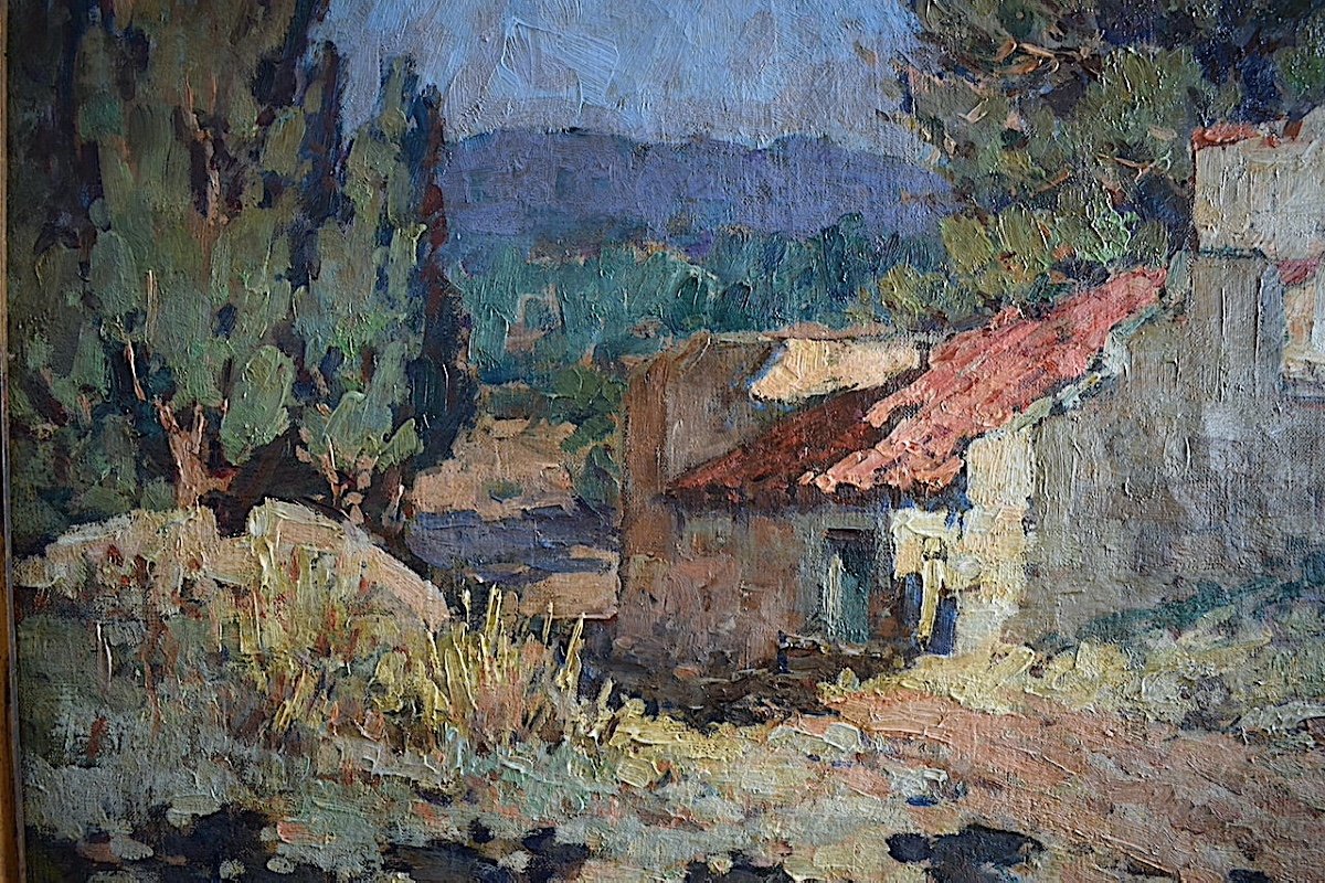 Sauveur Bernay Théric Provence Marseille Impressionist Landscape XIX XX Th Rt1144 -photo-2