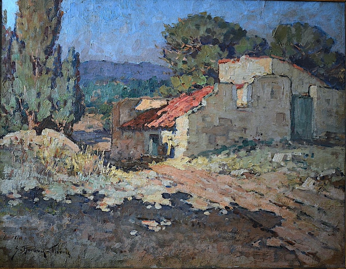 Sauveur Bernay Théric Provence Marseille Impressionist Landscape XIX XX Th Rt1144 -photo-3