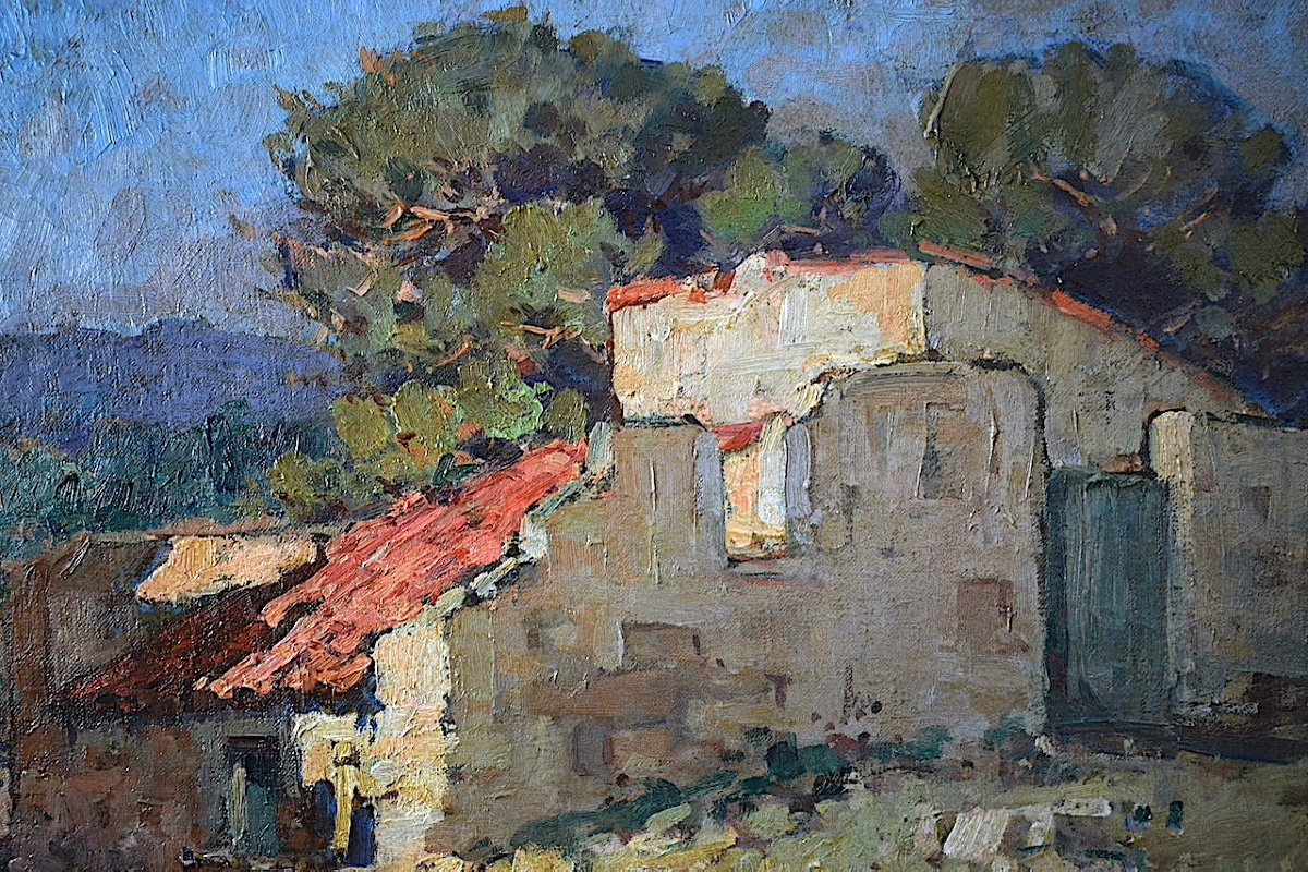 Sauveur Bernay Théric Provence Marseille Impressionist Landscape XIX XX Th Rt1144 -photo-4