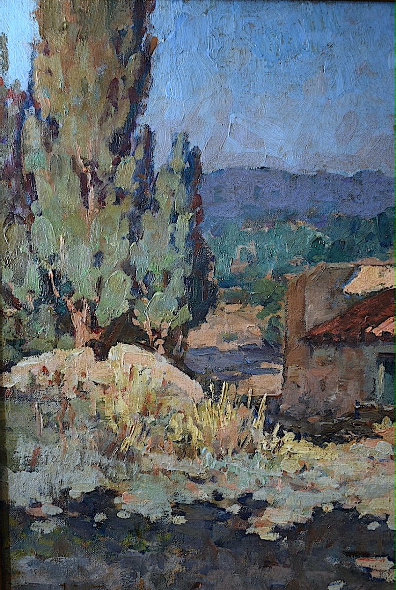 Sauveur Bernay Théric Provence Marseille Impressionist Landscape XIX XX Th Rt1144 -photo-1