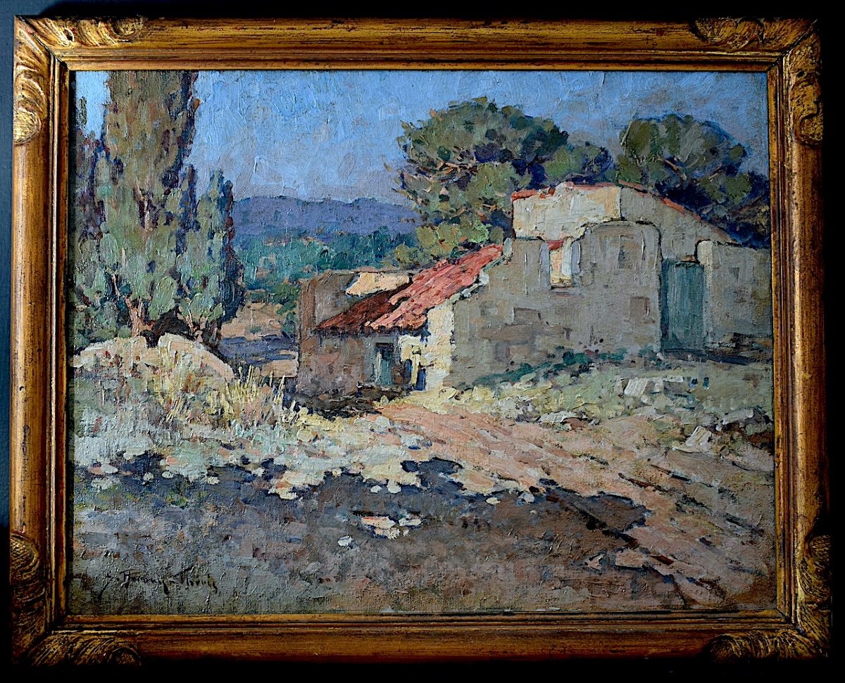 Sauveur Bernay Théric Provence Marseille Impressionist Landscape XIX XX Th Rt1144 -photo-5