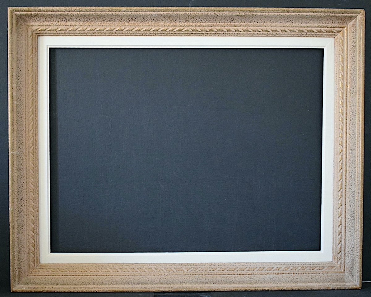 Cadre Années 50  Feuillure 61 x 46 cm Format 12P Frame Ref C1197