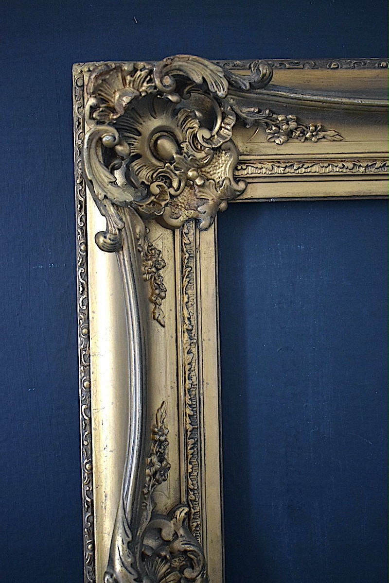 19th Century Gilded Rebate Frame 65 X 50 Cm Format 15p Frame Ref C1203-photo-3