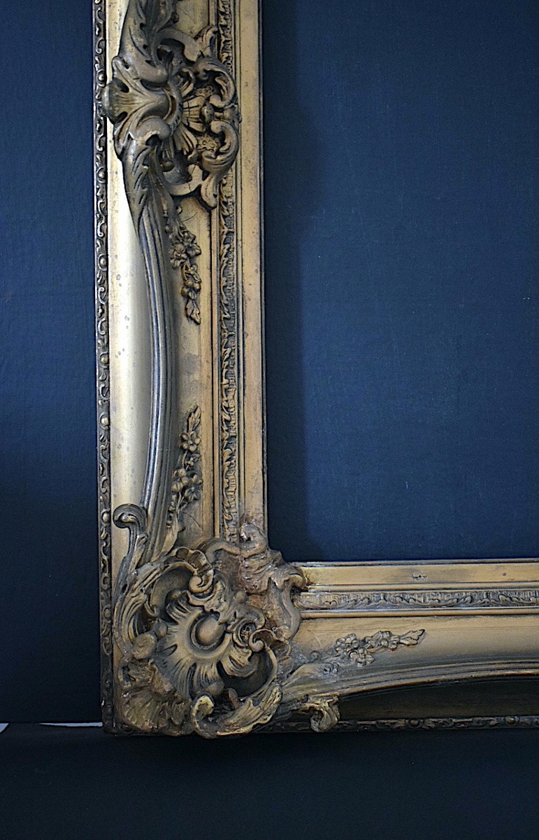 19th Century Gilded Rebate Frame 65 X 50 Cm Format 15p Frame Ref C1203-photo-4