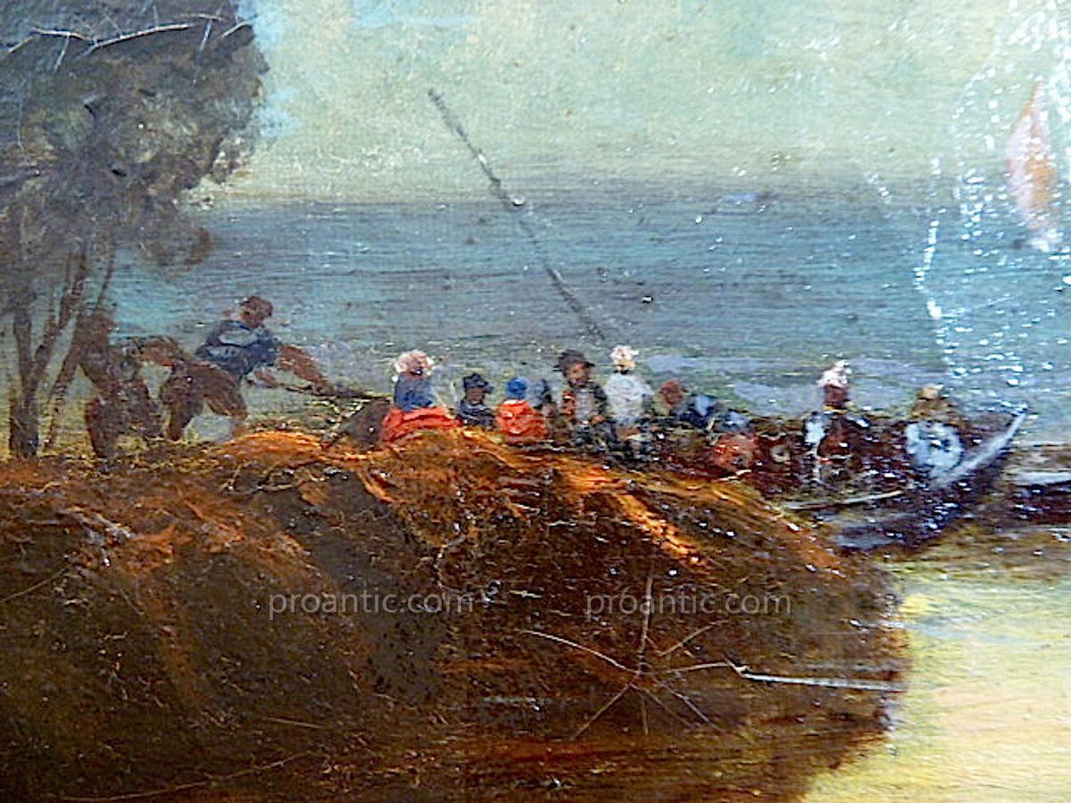 Marine Boats Orientalist Landscape Restore XVIII XIX 18th 19th Rt9-photo-4