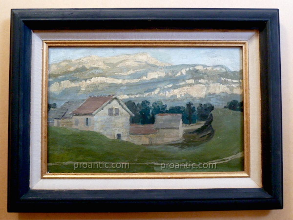 Provencal Provence Landscape Mountain No Signed To Identify XX Rt27