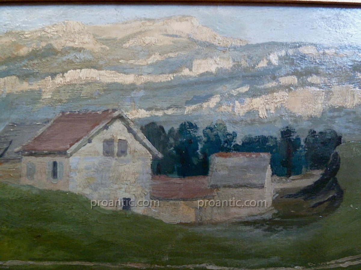 Provencal Provence Landscape Mountain No Signed To Identify XX Rt27-photo-3